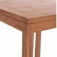 ΣΕΤ ΤΡΑΠΕΖΙ ΜΕ 2 ΣΚΑΜΠΟ ΜΠΑΡ PRESSCOT HM10918 ΞΥΛΟ TEAK ΣΕ ΦΥΣΙΚΟ ΧΡΩΜΑ