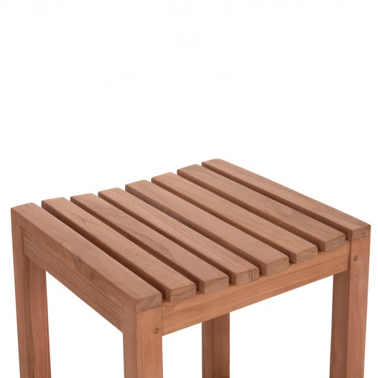 ΣΕΤ ΤΡΑΠΕΖΙ ΜΕ 2 ΣΚΑΜΠΟ ΜΠΑΡ PRESSCOT HM10918 ΞΥΛΟ TEAK ΣΕ ΦΥΣΙΚΟ ΧΡΩΜΑ