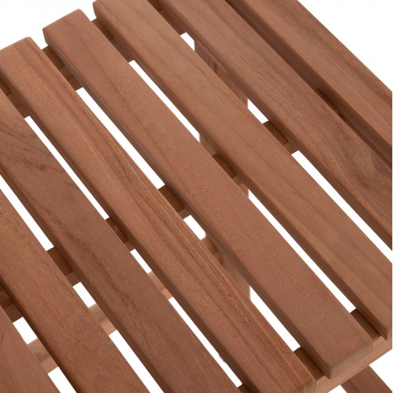 ΣΕΤ ΤΡΑΠΕΖΙ ΜΕ 2 ΣΚΑΜΠΟ ΜΠΑΡ PRESSCOT HM10918 ΞΥΛΟ TEAK ΣΕ ΦΥΣΙΚΟ ΧΡΩΜΑ