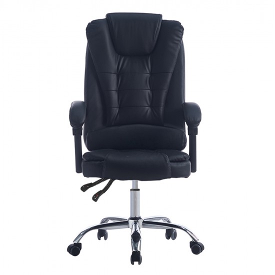 ΚΑΡΕΚΛΑ ΓΡΑΦΕΙΟΥ ΔΙΕΥΘΥΝΤΙΚΗ KYRON HM1221.01 ΜΑΥΡO PU--ΒΑΣΗ ΧΡΩΜΙΟΥ 65x46x112Υεκ