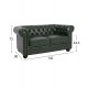 ΣΕΤ ΣΑΛΟΝΙ 3ΤΜΧ MOBAR HM10912.08 PU ΔΕΡΜΑ Τ.CHESTERFIELD ΚΥΠΑΡΙΣΣΙ