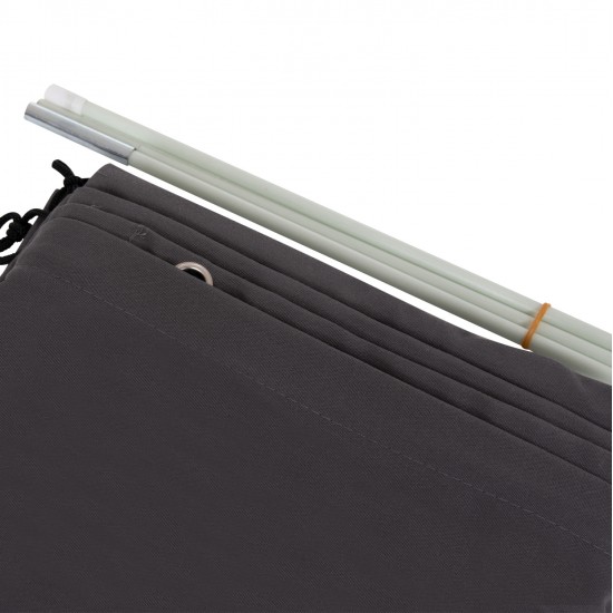 ΚΑΛΥΜΜΑ 3X3m ΓΙΑ ΟΜΠΡΕΛΑ HM6622.01 - SPUN POLYESTER ΣΕ ΓΚΡΙ