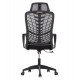 ΚΑΡΕΚΛΑ ΓΡΑΦΕΙΟΥ ELVAR HM1219.01 ΜΑΥΡO MESH--ΒΑΣΗ ΠΟΛΥΠΡΟΠΥΛΕΝΙΟΥ 63x56x125Υεκ