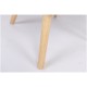 Πολυθρόνα ArteLibre BRIAR Μπορντό/Γκρι Patchwork Ύφασμα/Ξύλο 73x69x96cm