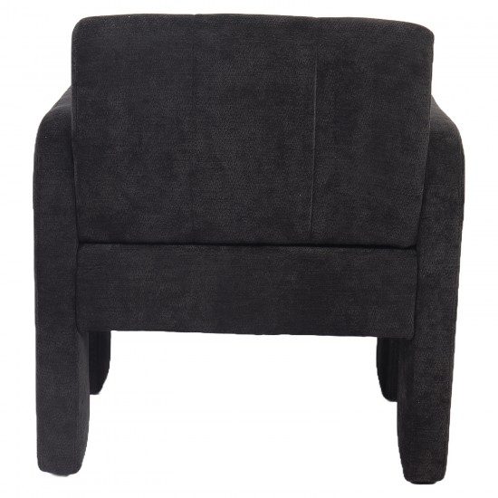 Πολυθρόνα ArteLibre VELORA Γκρι Σκούρο Ύφασμα/Ξύλο 75x68x69cm