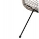 ΣΕΤ ΕΞΩΤΕΡΙΚΟΥ ΧΩΡΟΥ 3ΤΜΧ ACAPULCO HM11861.03 P.E.RATTAN ΕΚΡΟΥ-ΜΕΤΑΛΛΟ ΣΕ ΜΑΥΡΟ