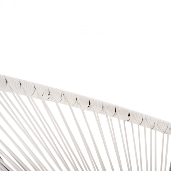 ΣΕΤ ΕΞΩΤΕΡΙΚΟΥ ΧΩΡΟΥ 3ΤΜΧ ACAPULCO HM11861.12 P.E.RATTAN ΛΕΥΚΟ-ΜΕΤΑΛΛΟ ΣΕ ΜΑΥΡΟ