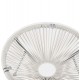 ΣΕΤ ΕΞΩΤΕΡΙΚΟΥ ΧΩΡΟΥ 3ΤΜΧ ACAPULCO HM11861.12 P.E.RATTAN ΛΕΥΚΟ-ΜΕΤΑΛΛΟ ΣΕ ΜΑΥΡΟ
