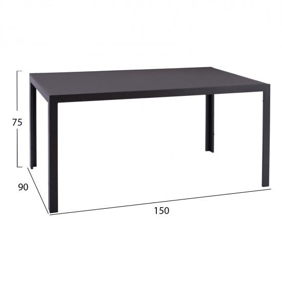 ΣΕΤ ΤΡΑΠΕΖΑΡΙΑΣ ΕΞ.ΧΩΡΟΥ 5ΤΜΧ MORNER HM21008 ΜΕΤΑΛΛΟ & WICKER ΣΕ ΓΚΡΙ