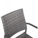 ΣΕΤ ΤΡΑΠΕΖΑΡΙΑΣ ΕΞ.ΧΩΡΟΥ 5ΤΜΧ MORNER HM21008 ΜΕΤΑΛΛΟ & WICKER ΣΕ ΓΚΡΙ