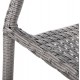 ΣΕΤ ΤΡΑΠΕΖΑΡΙΑΣ ΕΞ.ΧΩΡΟΥ 5ΤΜΧ MORNER HM21008 ΜΕΤΑΛΛΟ & WICKER ΣΕ ΓΚΡΙ