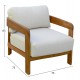 ΠΟΛΥΘΡΟΝΑ LOUNGE ΕΞ.ΧΩΡΟΥ SOLARA HM6513 ΞΥΛΟ ΑΚΑΚΙΑΣ ΦΥΣΙΚΟ-ΜΑΞΙΛΑΡΙΑ ΕΚΡΟΥ 75x70x75Υεκ