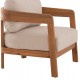 ΠΟΛΥΘΡΟΝΑ LOUNGE ΕΞ.ΧΩΡΟΥ SOLARA HM6513 ΞΥΛΟ ΑΚΑΚΙΑΣ ΦΥΣΙΚΟ-ΜΑΞΙΛΑΡΙΑ ΕΚΡΟΥ 75x70x75Υεκ