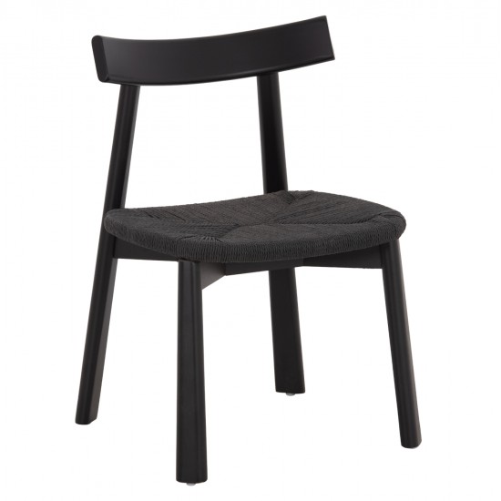 KΑΡΕΚΛΑ ΤΡΑΠΕΖΑΡΙΑΣ OSORIO HM18335.02 RUBBERWOOD & ΣΧΟΙΝΙ ΣΕ ΜΑΥΡΟ 51x55x74Υεκ