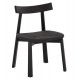 KΑΡΕΚΛΑ ΤΡΑΠΕΖΑΡΙΑΣ OSORIO HM18335.02 RUBBERWOOD & ΣΧΟΙΝΙ ΣΕ ΜΑΥΡΟ 51x55x74Υεκ