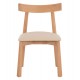 KΑΡΕΚΛΑ ΤΡΑΠΕΖΑΡΙΑΣ OSORIO HM18335.11 RUBBERWOOD ΦΥΣΙΚΟ-ΕΚΡΟΥ PU 51x55x74Υεκ
