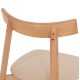 KΑΡΕΚΛΑ ΤΡΑΠΕΖΑΡΙΑΣ OSORIO HM18335.11 RUBBERWOOD ΦΥΣΙΚΟ-ΕΚΡΟΥ PU 51x55x74Υεκ