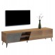 ΕΠΙΠΛΟ ΤΗΛΕΟΡΑΣΗΣ CATERRA HM18374.14 ΜΕΛΑΜΙΝΗ ΦΥΣΙΚΟ-MOORE STONE 180Χ35.5Χ48Υεκ.
