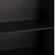 ΒΙΒΛΙΟΘΗΚΗ ΓΡΑΦΕΙΟΥ MAVIX HM2160 ΜΕΛΑΜΙΝΗ ΓΚΡΙ-ΚΑΡΥΔΙ 80Χ40Χ180Υεκ.