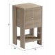 ΚΟΜΟΔΙΝΟ ARGUS HM18378.01 ΜΕΛΑΜΙΝΗ SONAMA 30x30x55Υεκ.