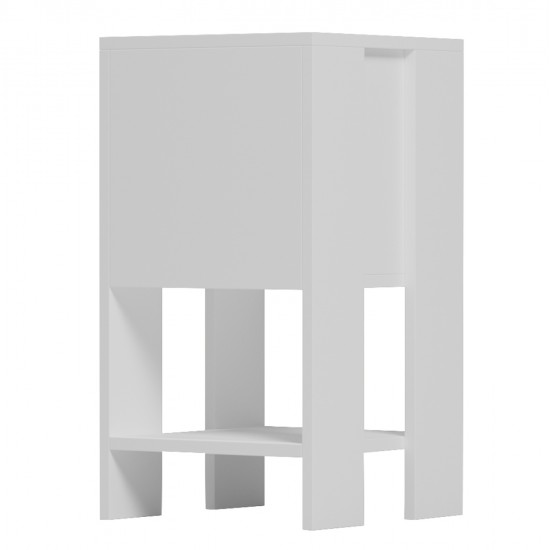 ΚΟΜΟΔΙΝΟ ARGUS HM18378.02 ΜΕΛΑΜΙΝΗ ΣΕ ΛΕΥΚΟ 30x30x55Υεκ.