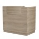 ΓΡΑΦΕΙΟ ΥΠΟΔΟΧΗΣ (RECEPTION) BARRY HM2152.01 ΜΕΛΑΜΙΝΗ ΣΕ SONAMA 120x70x110Υεκ.