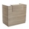 ΓΡΑΦΕΙΟ ΥΠΟΔΟΧΗΣ (RECEPTION) BARRY HM2152.01 ΜΕΛΑΜΙΝΗ ΣΕ SONAMA 120x70x110Υεκ.