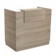 ΓΡΑΦΕΙΟ ΥΠΟΔΟΧΗΣ (RECEPTION) BARRY HM2152.01 ΜΕΛΑΜΙΝΗ ΣΕ SONAMA 120x70x110Υεκ.