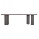 ΤΡΑΠΕΖΙ ΤΡΑΠΕΖΑΡΙΑΣ FIBER CEMENT ΟΒΑΛ GLEN HM6598.01 ΓΚΡΙ 260x95x75Υεκ