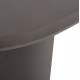 ΤΡΑΠΕΖΙ ΤΡΑΠΕΖΑΡΙΑΣ FIBER CEMENT ΟΒΑΛ GLEN HM6598.01 ΓΚΡΙ 260x95x75Υεκ