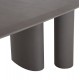 ΤΡΑΠΕΖΙ ΤΡΑΠΕΖΑΡΙΑΣ FIBER CEMENT ΟΒΑΛ GLEN HM6598.01 ΓΚΡΙ 260x95x75Υεκ