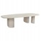 ΤΡΑΠΕΖΙ ΤΡΑΠΕΖΑΡΙΑΣ FIBER CEMENT ΟΒΑΛ GLEN HM6598.02 ΜΠΕΖ 260x95x75Υεκ