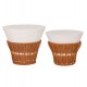 ΣΕΤ 2ΤΜΧ ΒΟΗΘΗΤΙΚΑ ΤΡΑΠΕΖΙΑ PERRAL HM21138.02 FIBER CEMENT ΛΕΥΚΟ-ΦΥΣΙΚΟ RATTAN