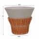 ΣΕΤ 2ΤΜΧ ΒΟΗΘΗΤΙΚΑ ΤΡΑΠΕΖΙΑ PERRAL HM21138.03 FIBER CEMENT ΓΚΡΙ--ΦΥΣΙΚΟ RATTAN