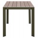 ΤΡΑΠΕΖΙ ΕΞΩΤ.ΧΩΡΟΥ GOYA HM6059.07 ΑΛΟΥΜΙΝΙΟ ΣE OLIVE GREEN & POLYWOOD 160X80Χ75Υεκ.