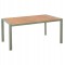 ΤΡΑΠΕΖΙ ΕΞΩΤ.ΧΩΡΟΥ GOYA HM6059.07 ΑΛΟΥΜΙΝΙΟ ΣE OLIVE GREEN & POLYWOOD 160X80Χ75Υεκ.