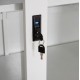 ΒΙΒΛΙΟΘΗΚΗ ΜΕ ΣΥΡΟΜΕΝΕΣ ΠΟΡΤΕΣ SIDER HM6632.02 ΜΕΤΑΛΛΙΚΗ ΛΕΥΚΗ 90x40x185Υεκ