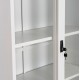 ΒΙΒΛΙΟΘΗΚΗ ΜΕ ΣΥΡΟΜΕΝΕΣ ΠΟΡΤΕΣ SIDER HM6632.02 ΜΕΤΑΛΛΙΚΗ ΛΕΥΚΗ 90x40x185Υεκ