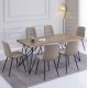 ΣΕΤ ΤΡΑΠΕΖΑΡΙΑΣ 7ΤΜΧ VIGOR HM21355 ΤΡΑΠΕΖΙ 180x90εκ ΜΕ 6 ΚΑΡΕΚΛΕΣ