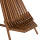 ΠΟΛΥΘΡΟΝΑ LOUNGE ΜΕ ΜΑΞΙΛΑΡΑΚΙ ΠΤΥΣΣΟΜΕΝΗ SHIGAN HM6530 ΞΥΛΟ ΑΚΑΚΙΑΣ 56.5x83x87Υεκ