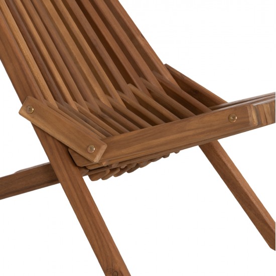 ΠΟΛΥΘΡΟΝΑ LOUNGE ΜΕ ΜΑΞΙΛΑΡΑΚΙ ΠΤΥΣΣΟΜΕΝΗ SHIGAN HM6530 ΞΥΛΟ ΑΚΑΚΙΑΣ 56.5x83x87Υεκ