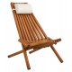 ΠΟΛΥΘΡΟΝΑ LOUNGE ΜΕ ΜΑΞΙΛΑΡΑΚΙ ΠΤΥΣΣΟΜΕΝΗ SHIGAN HM6530 ΞΥΛΟ ΑΚΑΚΙΑΣ 56.5x83x87Υεκ