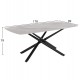 ΣΕΤ ΤΡΑΠΕΖΑΡΙΑΣ 7ΤΜΧ HANAE HM21365 ΚΕΡΑΜΙΚΟ TOP/ΜΕΤΑΛ. ΠΟΔΙΑ--PU ΜΟΚΑ/ΜΕΤΑΛ.ΠΟΔΙΑ