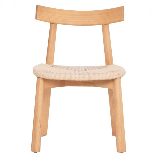 KΑΡΕΚΛΑ ΤΡΑΠΕΖΑΡΙΑΣ OSORIO HM18335.01 RUBBERWOOD & ΣΧΟΙΝΙ ΣΕ ΦΥΣΙΚΟ 51x55x74Υεκ
