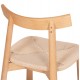 KΑΡΕΚΛΑ ΤΡΑΠΕΖΑΡΙΑΣ OSORIO HM18335.01 RUBBERWOOD & ΣΧΟΙΝΙ ΣΕ ΦΥΣΙΚΟ 51x55x74Υεκ