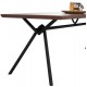 ΣΕΤ ΤΡΑΠΕΖΑΡΙΑΣ 7ΤΜΧ MANDY HM10957.03 MDF TOP--ΥΦΑΣΜΑ TAUPE & ΜΕΤΑΛ.ΠΟΔΙΑ