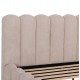 ΚΡΕΒΑΤΙ ΔΙΠΛΟ MARIUS HM759.03 ΜΠΕΖ CHENILLE ΥΦΑΣΜΑ-- ΓΙΑ ΣΤΡΩΜΑ 160x200εκ