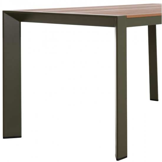 ΣΕΤ ΤΡΑΠΕΖΑΡΙΑΣ ΕΞ.ΧΩΡΟΥ 5ΤΜΧ HILLIARD HM10998.07 OLIVE GREEN ΑΛΟΥΜΙΝΙΟ-POLYWOOD