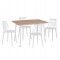 ΣΕΤ ΤΡΑΠΕΖΑΡΙΑΣ ΕΣ.ΧΩΡΟΥ 5ΤΜΧ PALOMA HM11389 ΛΕΥΚΟ-SONAMA MDF TOP