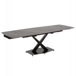 ΤΡΑΠΕΖΙ ΕΠΕΚΤΕΙΝΟΜΕΝΟ HOKU HM18410 ΚΕΡΑΜΙΚΟ TOP ΣΕ ΓΚΡΙ ΜΑΡΜΑΡΟ 165/240x90x75Υεκ.
